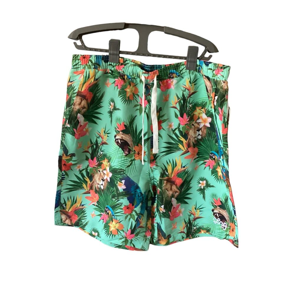 LRG Surfer Board Drawstring Shorts NWT Size L